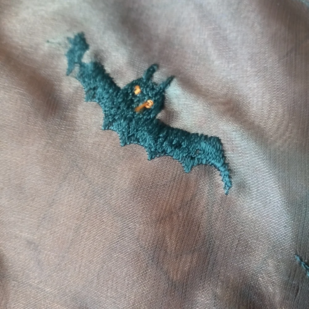 Woodbridge Designs Brown Decorative Halloween table Runner Spiders & Webs NEW